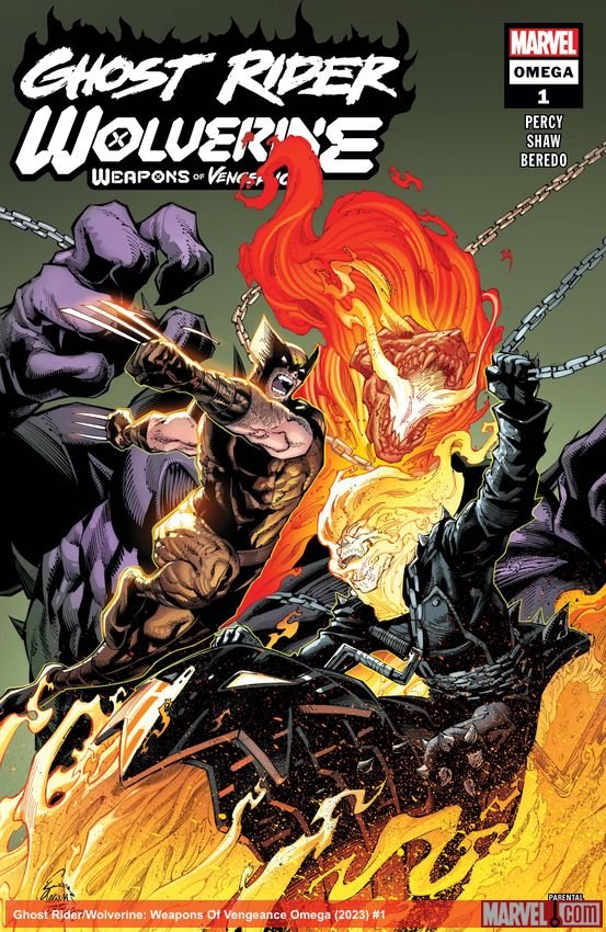 Cover of Ghost Rider/Wolverine: Weapons Of Vengeance Omega (2023) - #1