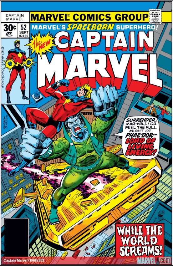 Cover of Captain Marvel (1968) - #52