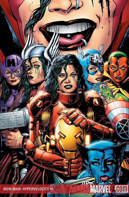 Cover of Iron Man: Hypervelocity (2007) - #5