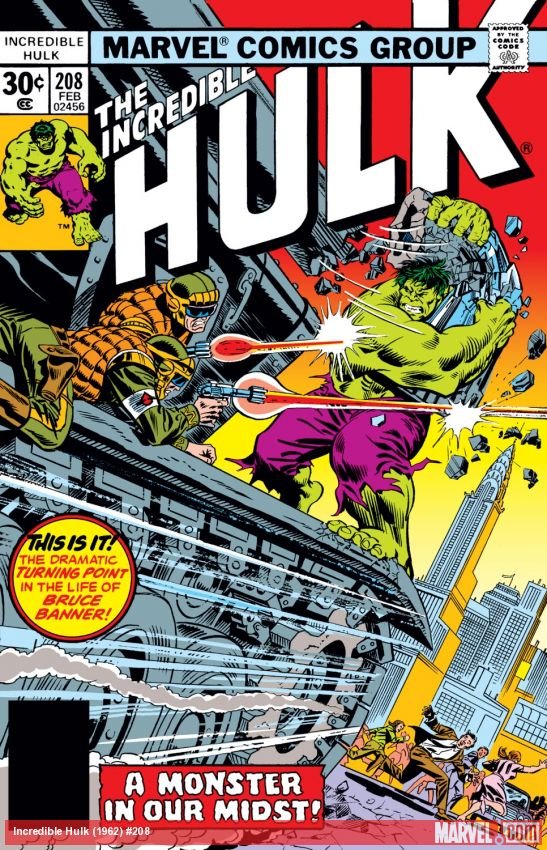 Cover of Incredible Hulk (1962) - #208