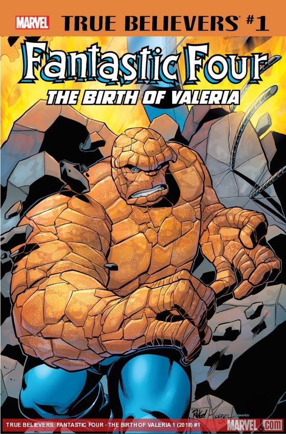 Cover of True Believers: Fantastic Four - The Birth of Valeria (2018) - #1