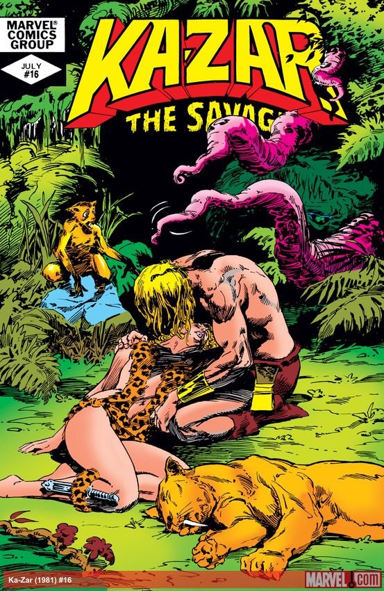 Cover of Ka-Zar The Savage (1981) - #16