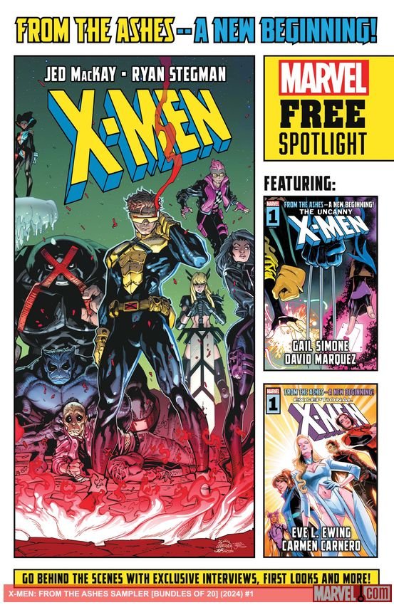 Cover of X-Men: From The Ashes Sampler (2024) - #1