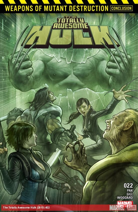 Cover of The Totally Awesome Hulk (2015) - #22