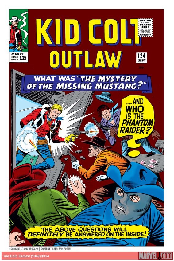 Cover of Kid Colt: Outlaw (1949) - #124