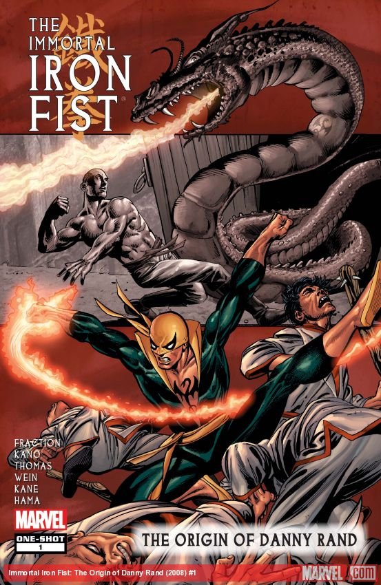 Cover of Immortal Iron Fist: The Origin Of Danny Rand (2008) - #1