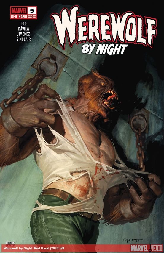 Cover of Werewolf By Night: Red Band (2024) - #9