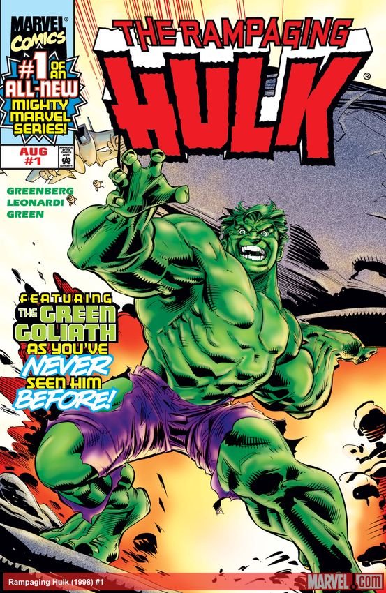 Cover of Rampaging Hulk (1998) - #1