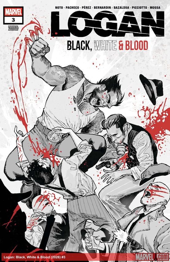 Cover of Logan: Black, White & Blood (2026) - #3
