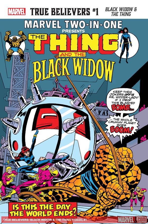 Cover of True Believers: Black Widow & The Thing (2020) - #1