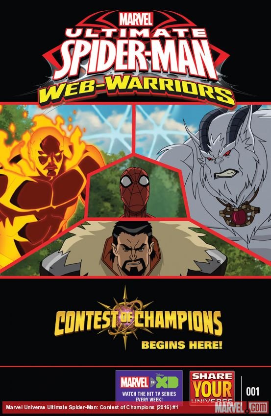 Cover of Marvel Universe Ultimate Spider-Man: Contest Of Champions (2016) - #1