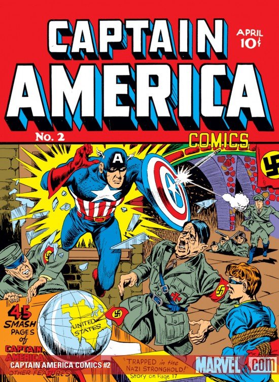 Cover of Captain America Comics (1941) - #2