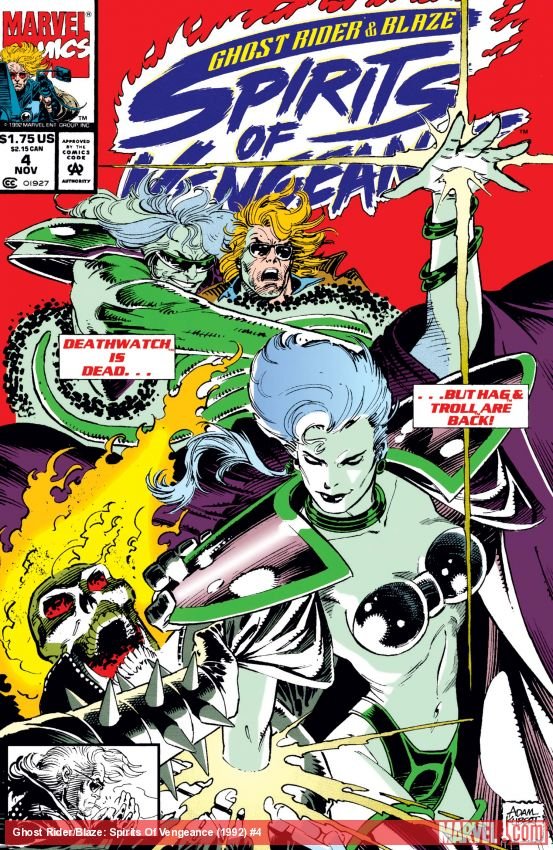 Cover of Ghost Rider/Blaze: Spirits Of Vengeance (1992) - #4