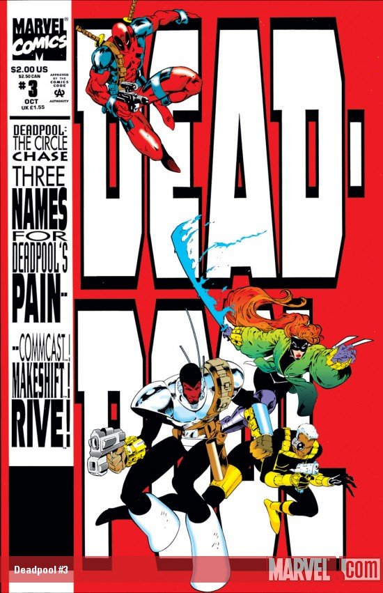 Cover of Deadpool: The Circle Chase (1993) - #3