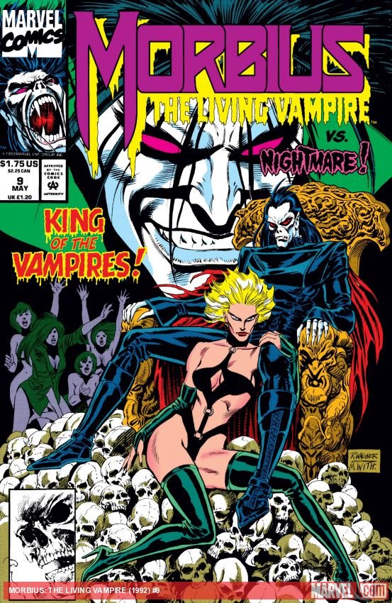 Cover of Morbius: The Living Vampire (1992) - #9