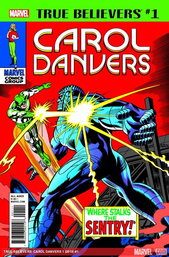Cover of True Believers: Carol Danvers (2018) - #1