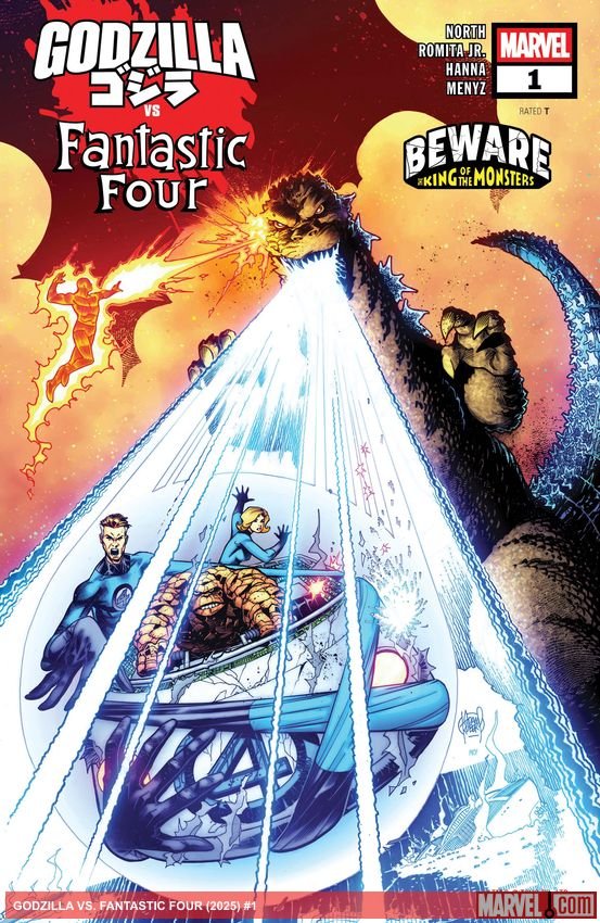Cover of Godzilla Vs. Fantastic Four (2025) - #1