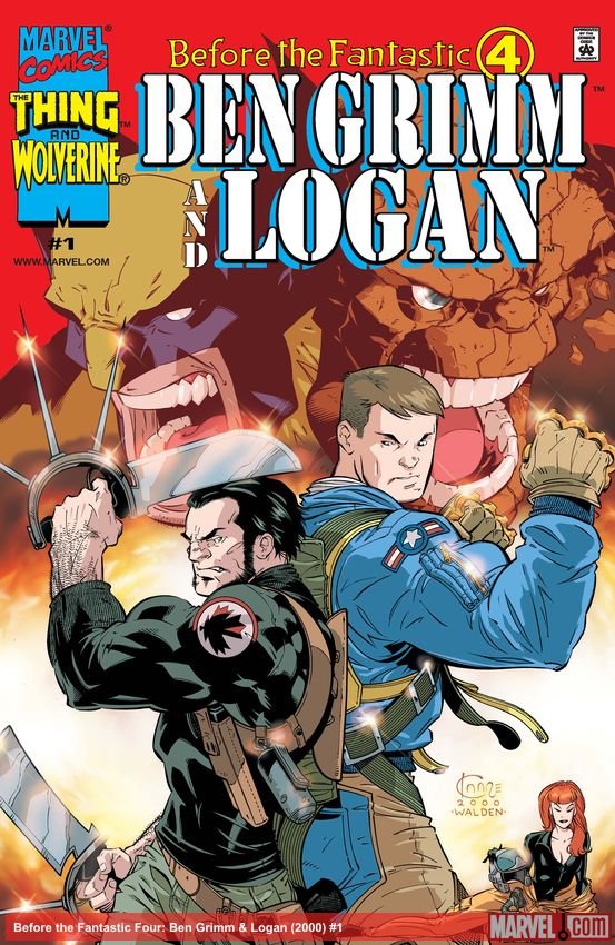 Cover of Before The Fantastic Four: Ben Grimm & Logan (2000) - #1