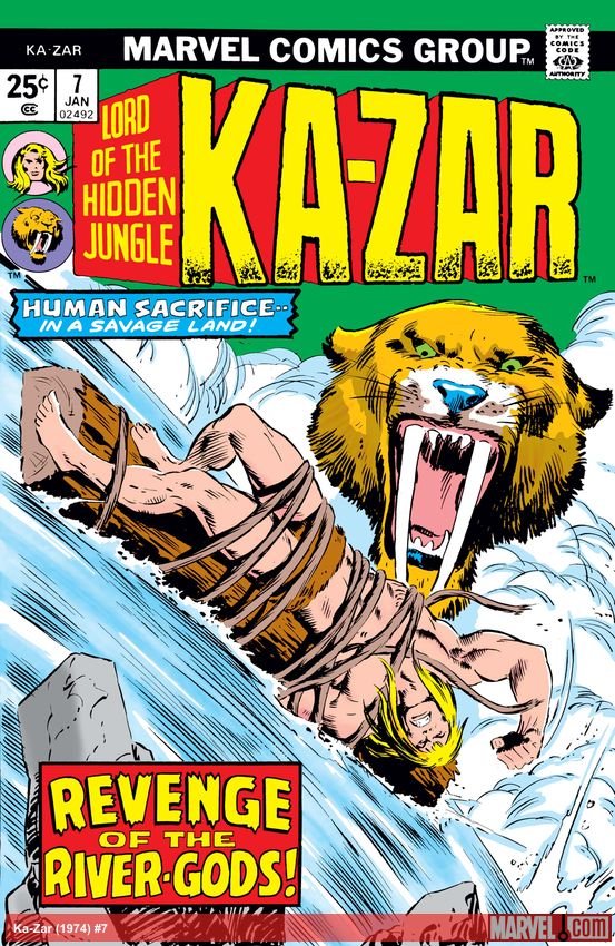 Cover of Ka-Zar (1974) - #7