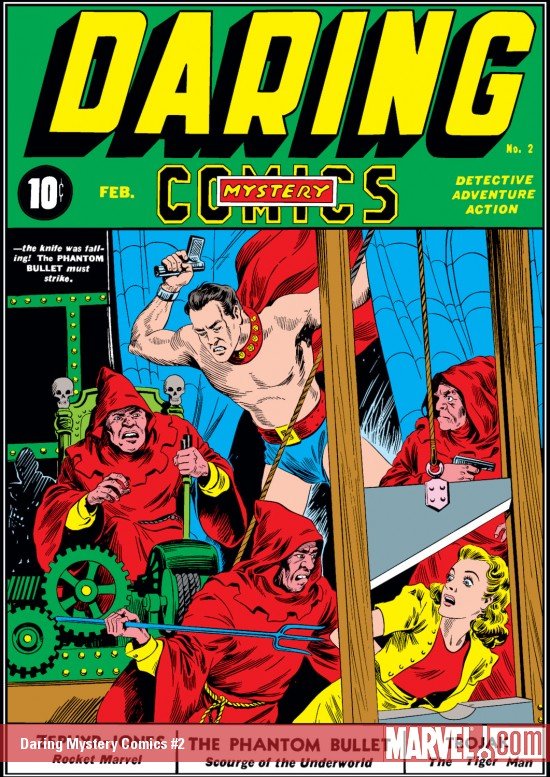 Cover of Daring Mystery Comics (1940) - #2