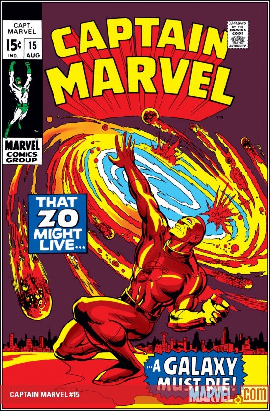 Cover of Captain Marvel (1968) - #15