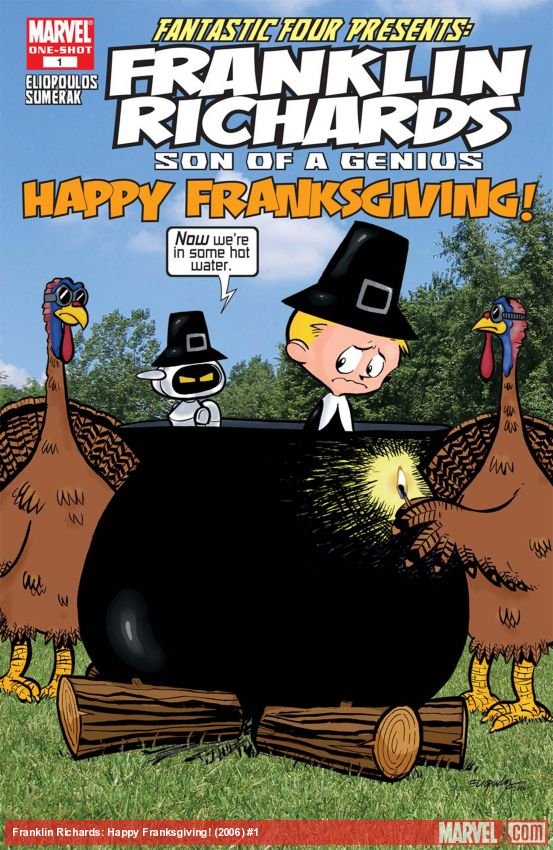 Cover of Franklin Richards: Happy Franksgiving! (2006) - #1