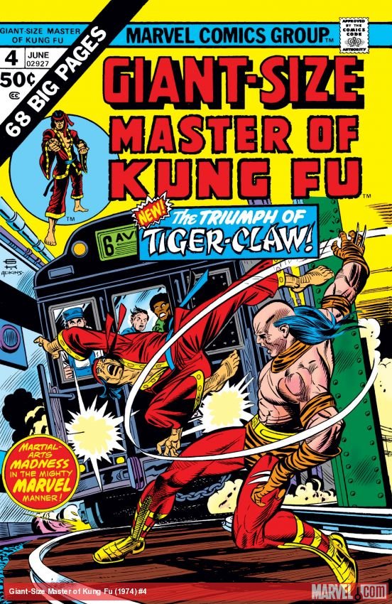 Cover of Giant-Size Master Of Kung Fu (1974) - #4