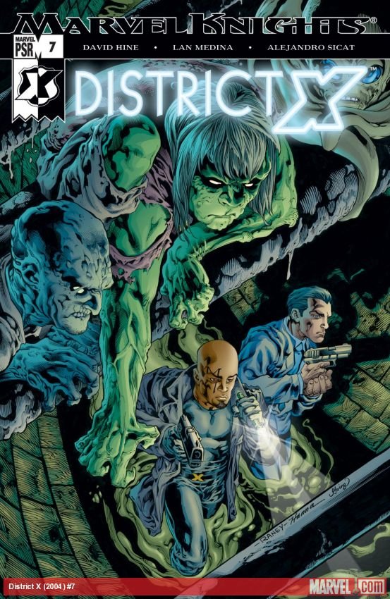 Cover of District X (2004) - #7
