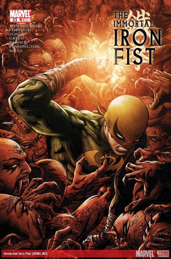 Cover of The Immortal Iron Fist (2006) - #23