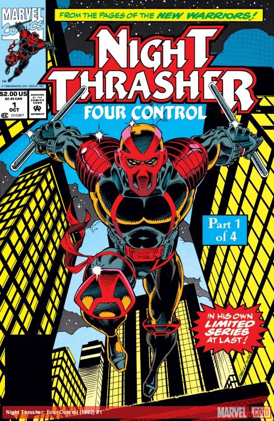 Cover of Night Thrasher: Four Control (1992) - #1