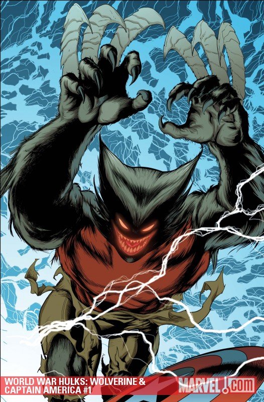 Cover of World War Hulks: Wolverine Vs. Captain America (2010) - #1