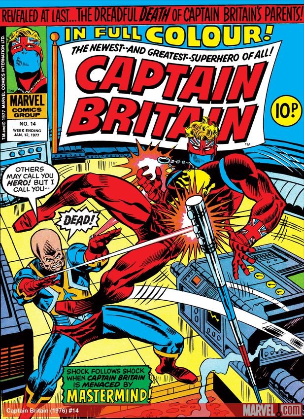 Cover of Captain Britain (1976) - #14