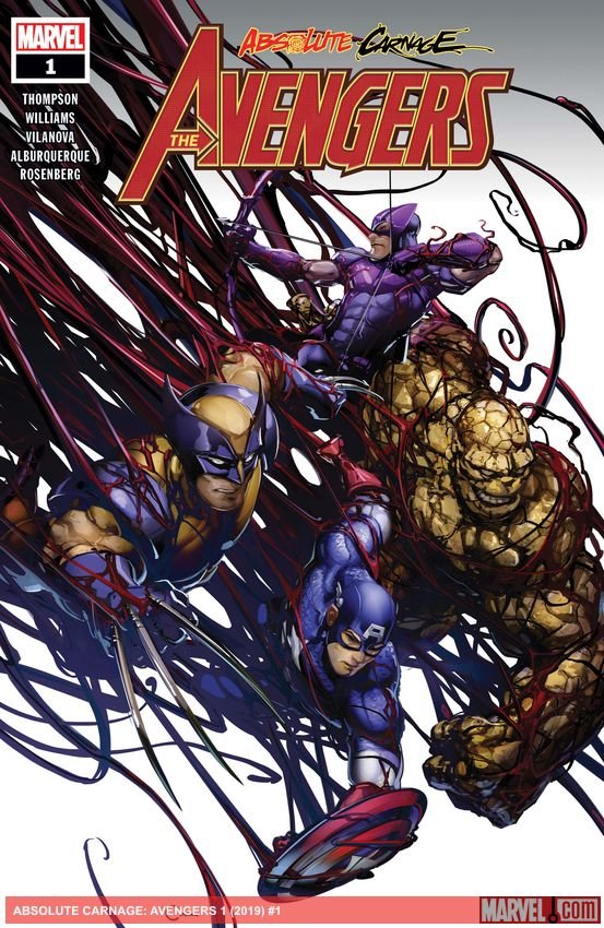 Cover of Absolute Carnage: Avengers (2019) - #1