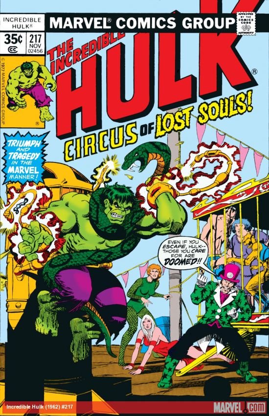 Cover of Incredible Hulk (1962) - #217