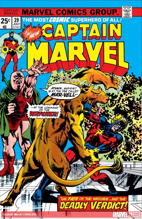 Cover of Captain Marvel (1968) - #39