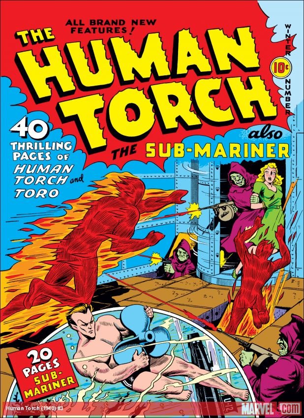 Cover of Human Torch Comics (1940) - #3