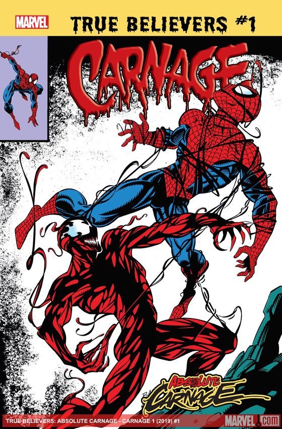 Cover of True Believers: Absolute Carnage - Carnage (2019) - #1