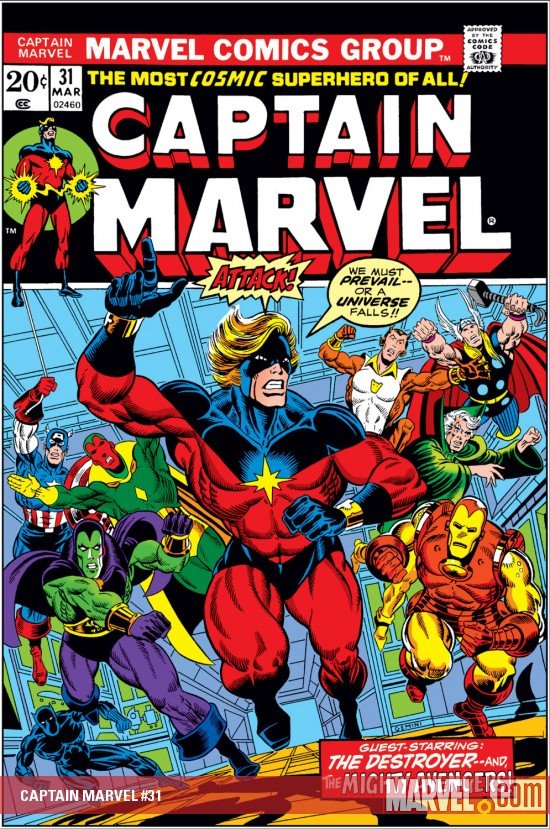 Cover of Captain Marvel (1968) - #31