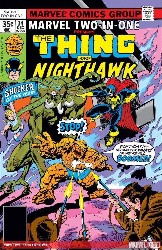 Cover of Marvel Two-In-One (1974) - #34