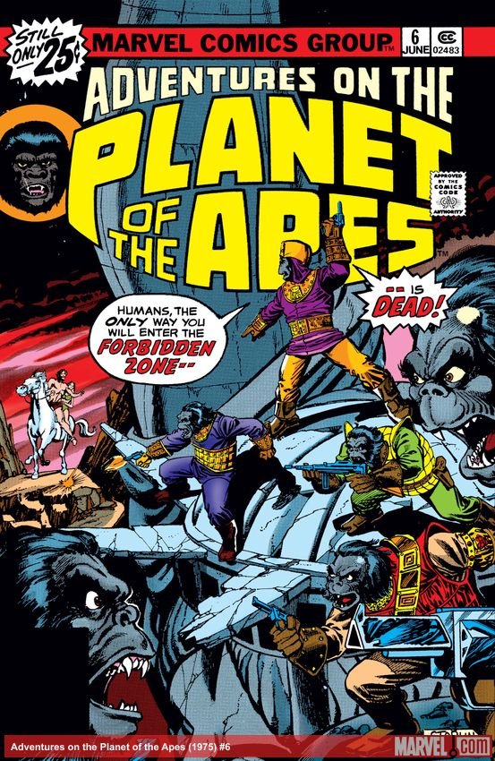 Cover of Adventures On The Planet Of The Apes (1975) - #6