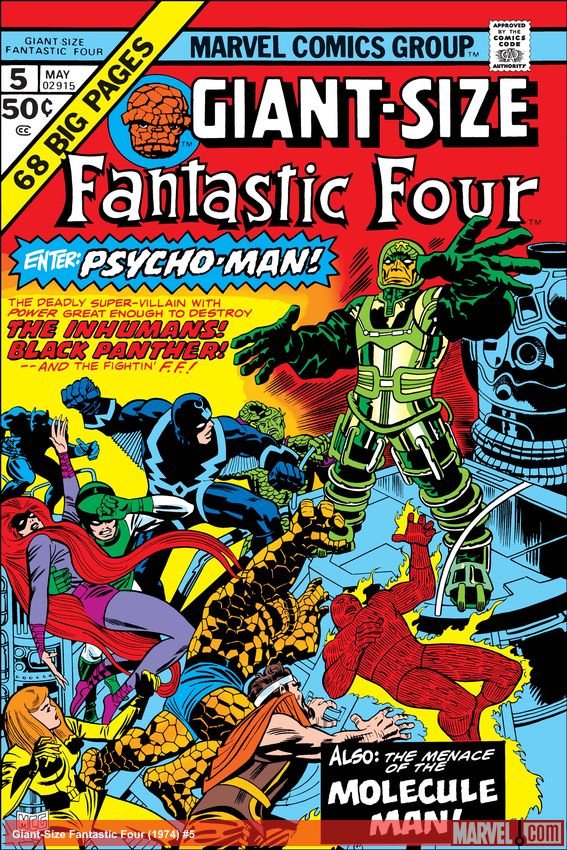 Cover of Giant-Size Fantastic Four (1974) - #5