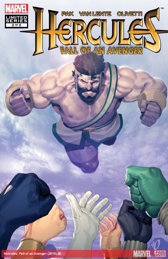 Cover of Hercules: Fall Of An Avenger (2010) - #2