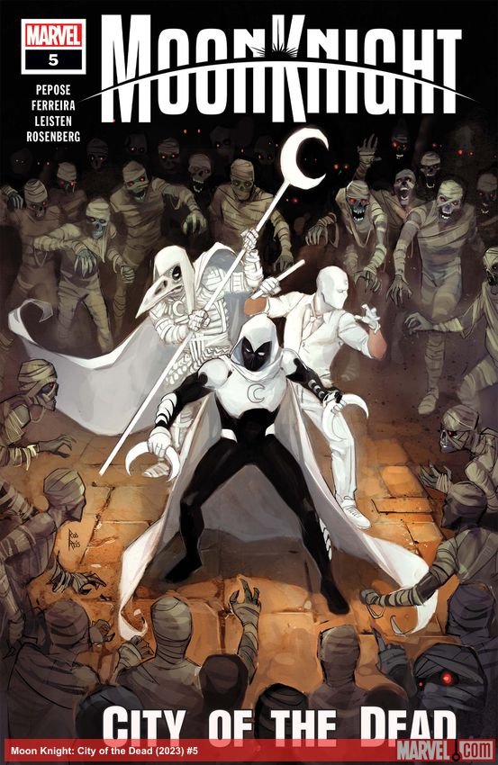 Cover of Moon Knight: City Of The Dead (2023) - #5