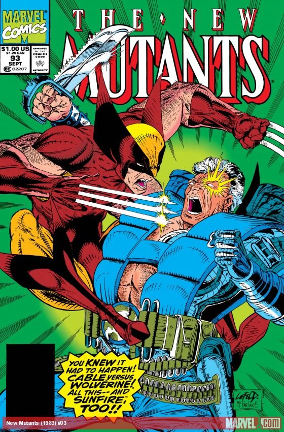 Cover of New Mutants (1983) - #93