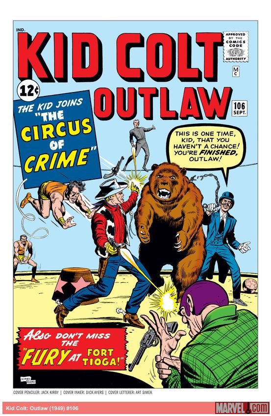 Cover of Kid Colt: Outlaw (1949) - #106