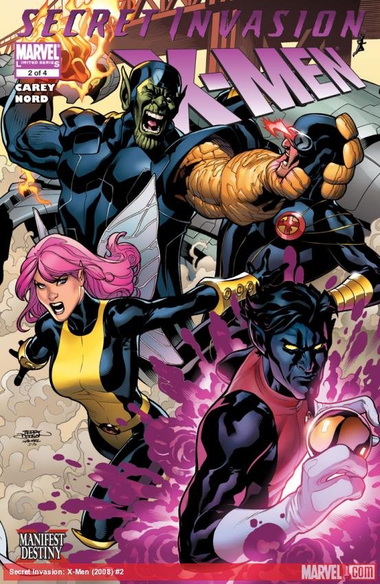 Cover of Secret Invasion: X-Men (2008) - #2