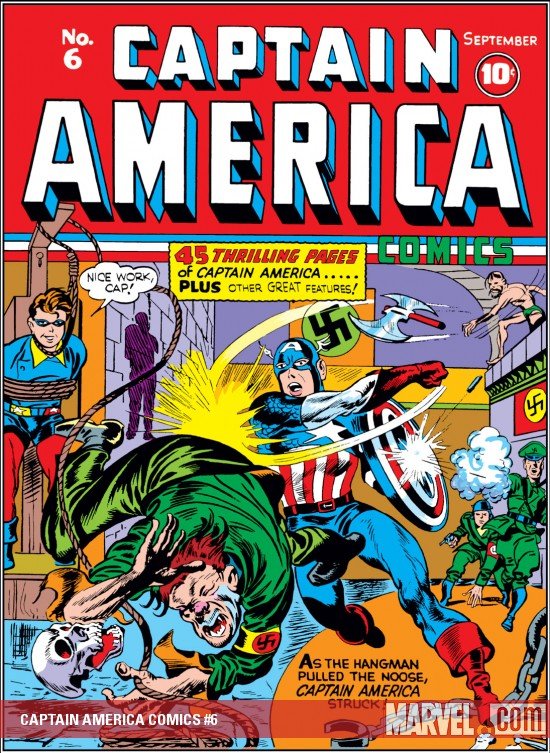Cover of Captain America Comics (1941) - #6