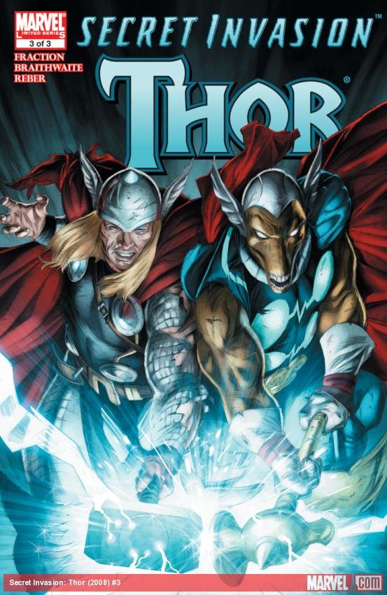 Cover of Secret Invasion: Thor (2008) - #3