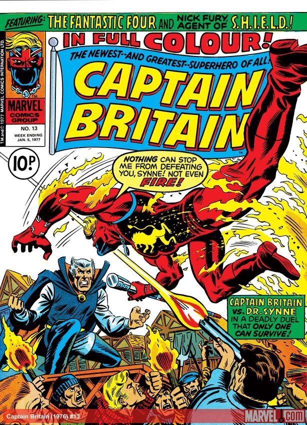 Cover of Captain Britain (1976) - #13