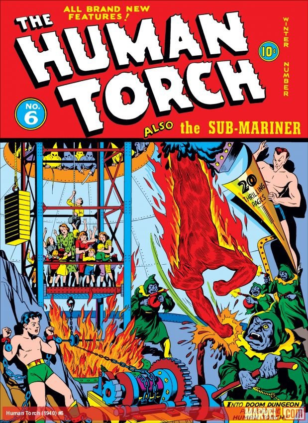 Cover of Human Torch Comics (1940) - #6
